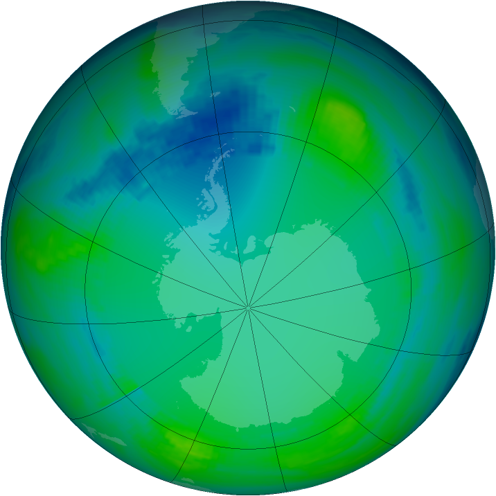 Ozone Map 1985-07-22